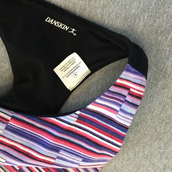 Danskin Multicolor Striped Tank Top - Picture 3 of 8